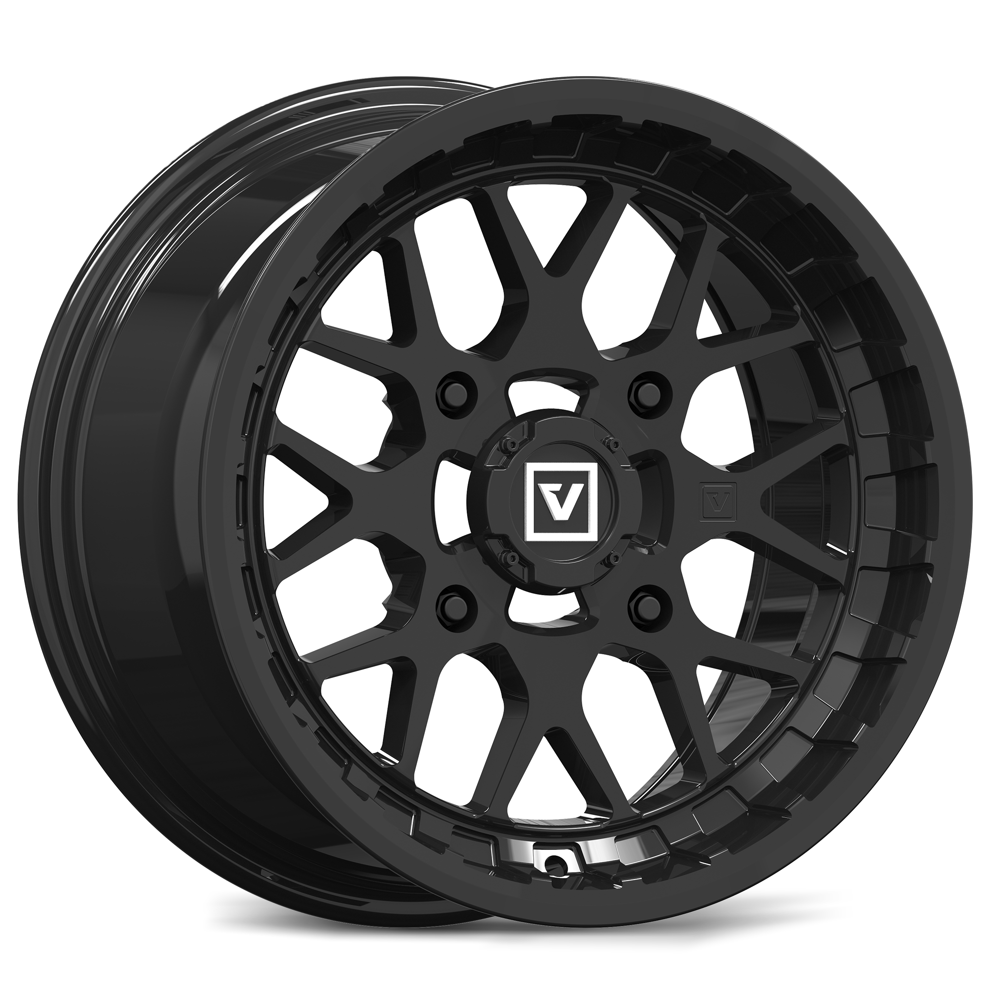 V03 UTV Wheel Gloss Black
