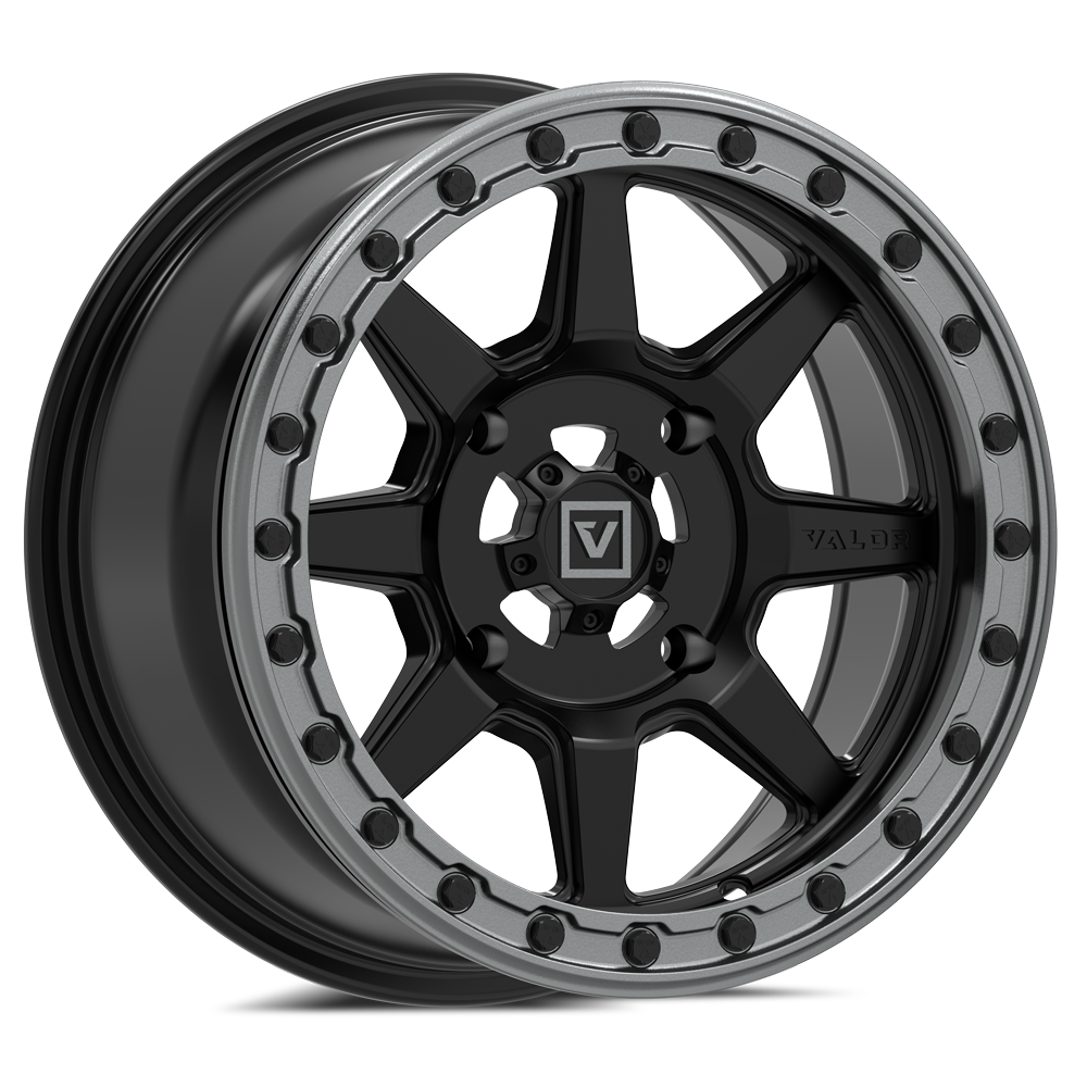 V13 Beadlock UTV Wheel Satin Black