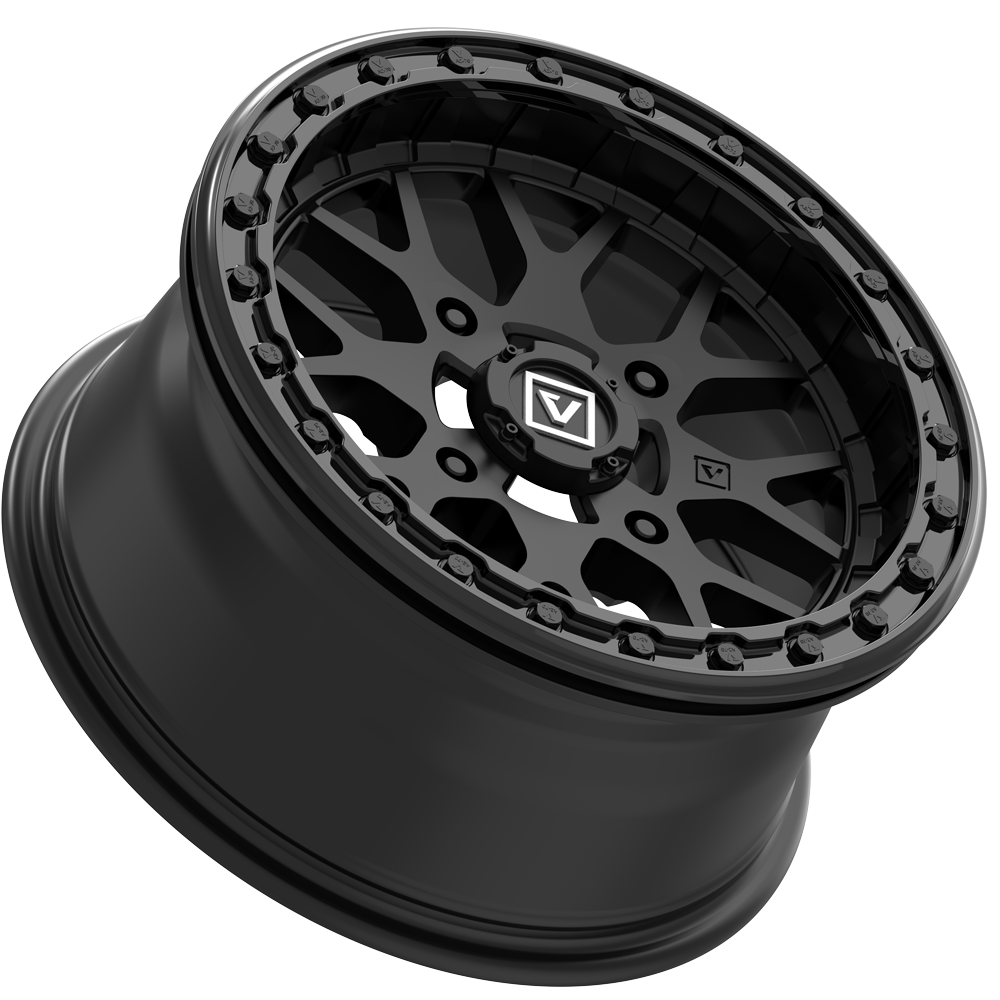V07 Beadlock UTV Wheel Satin Black