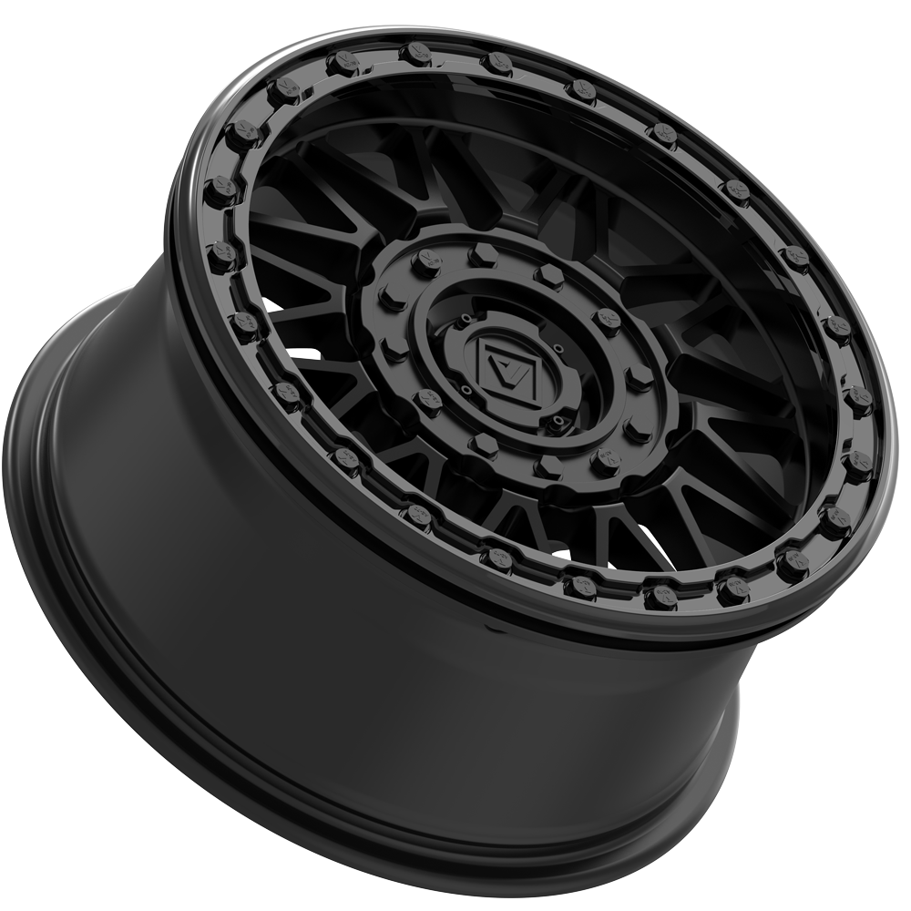 V08 Beadlock UTV Wheel Satin Black