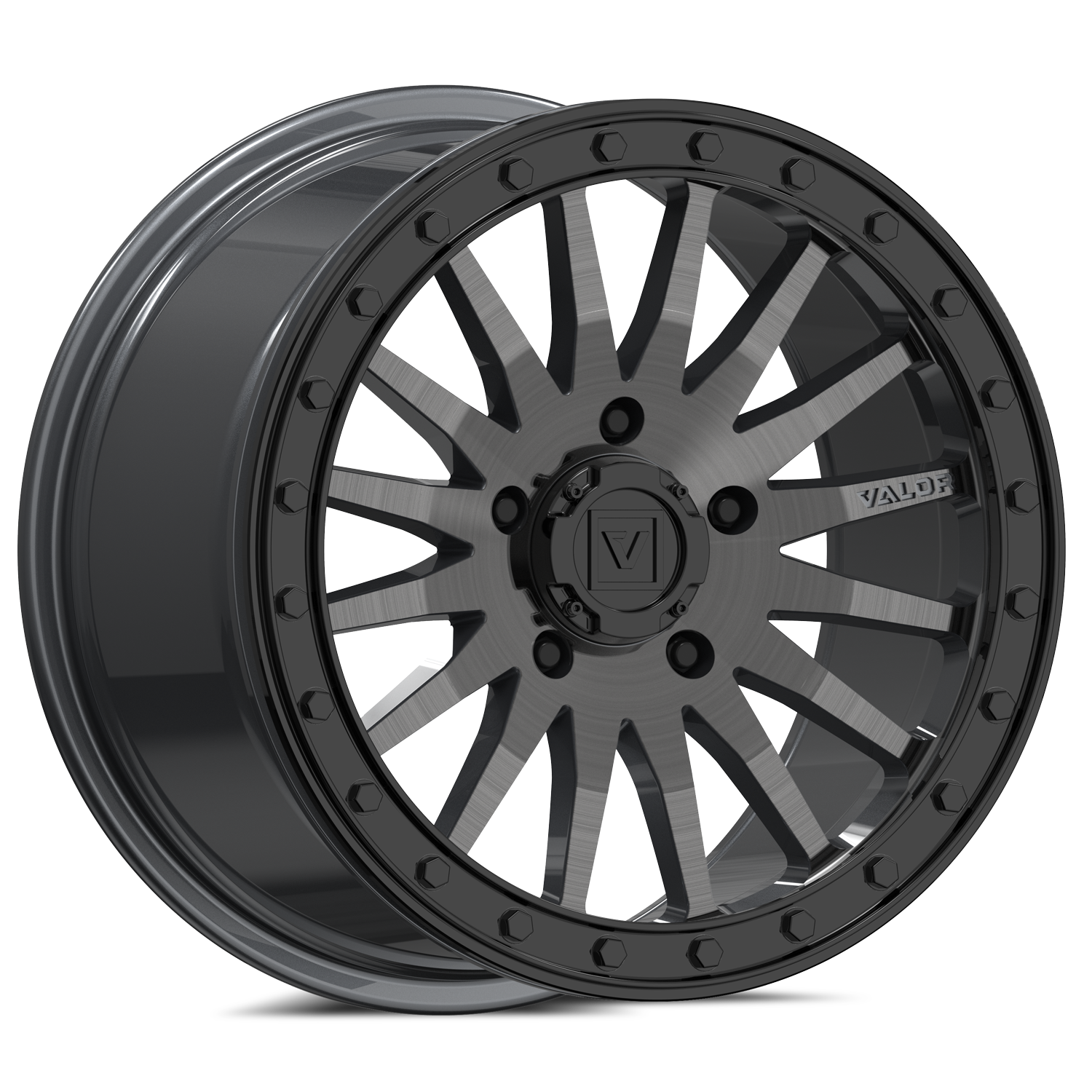 V06 Beadlock UTV Wheel Brushed Gunmetal
