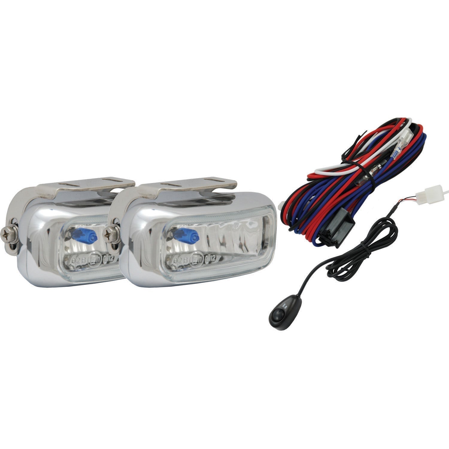 2"x5" Chrome Fog / Driving Lights