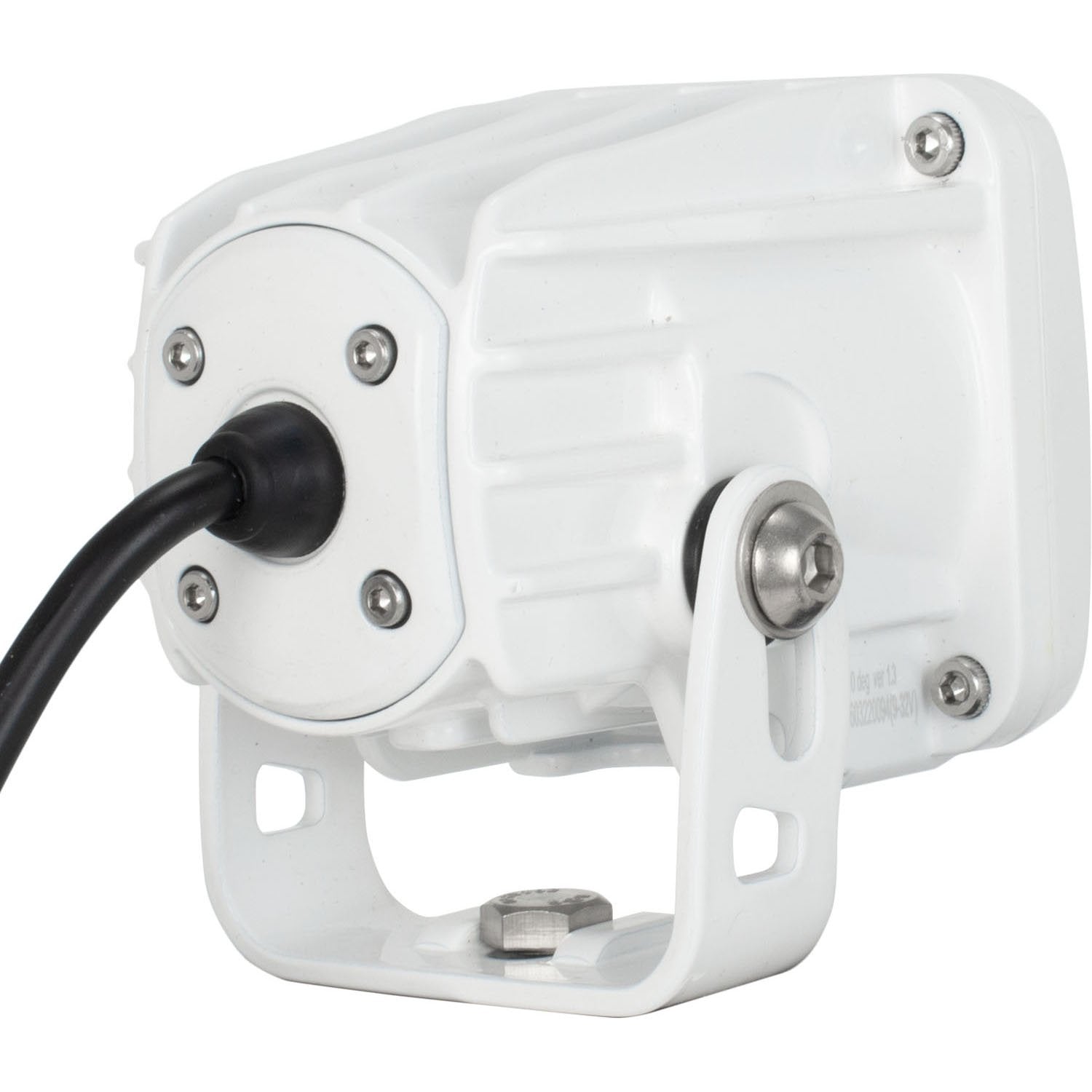 3.7" White Optimus Square 20º Beam LED Light Kit