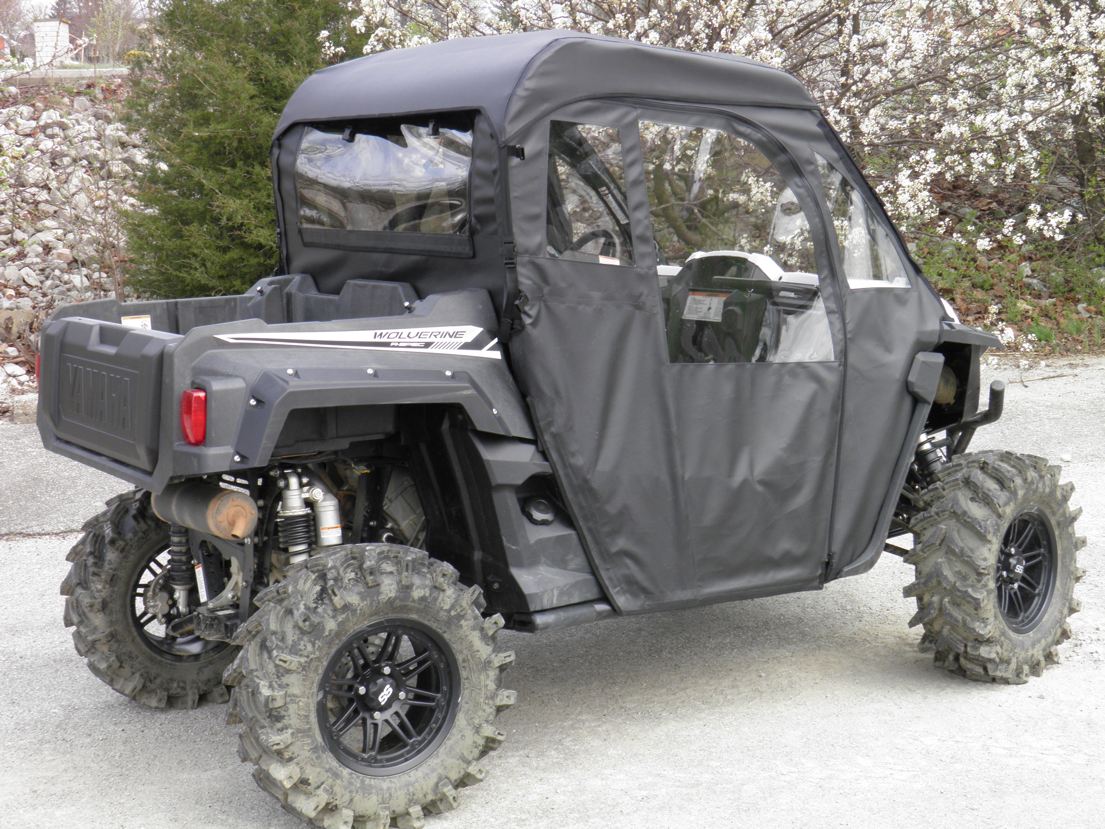 Yamaha Wolverine - Full Cab Enclosure for Hard Windshield (Full Doors)