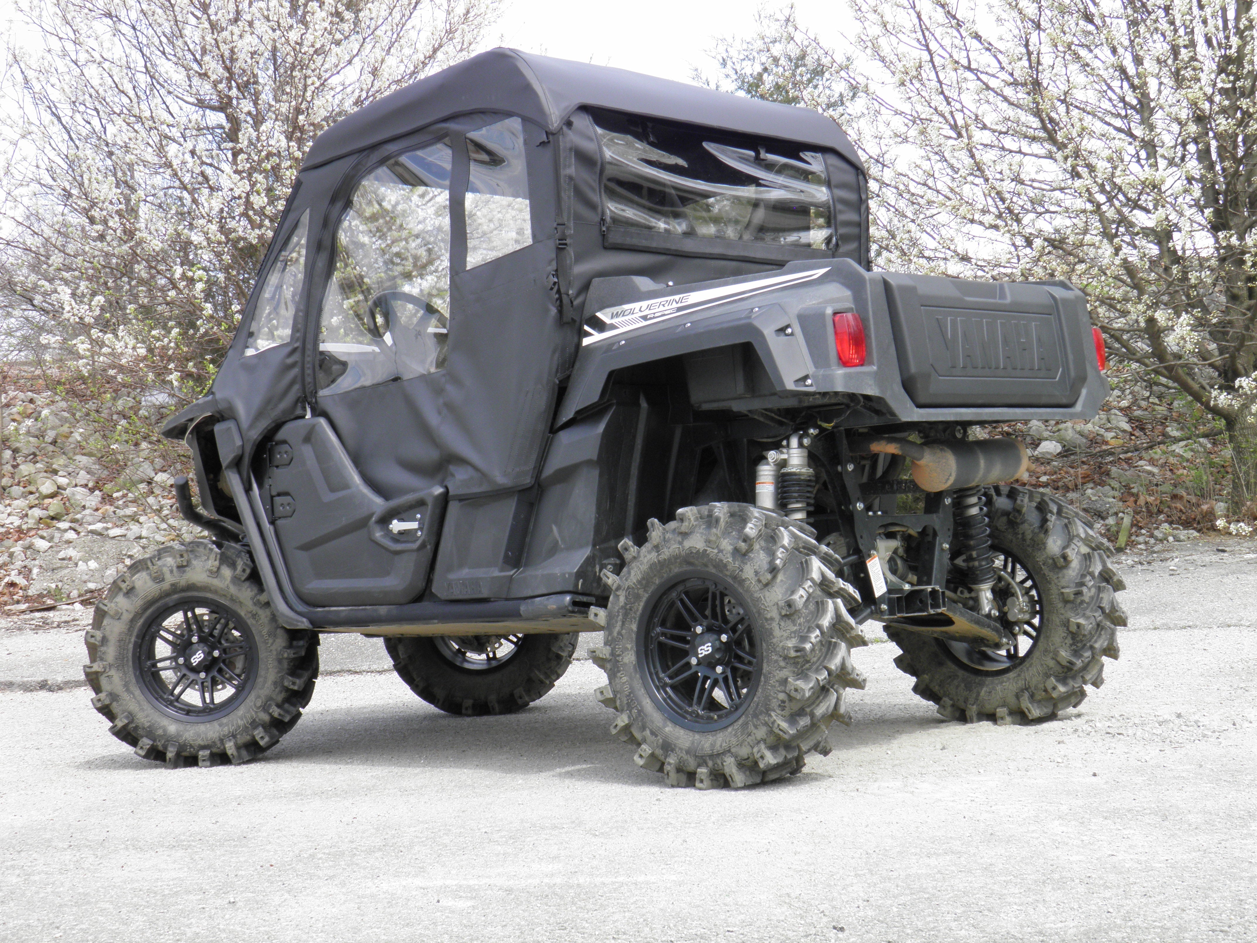 Yamaha Wolverine - Full Cab Enclosure for Hard Windshield (Half Doors)