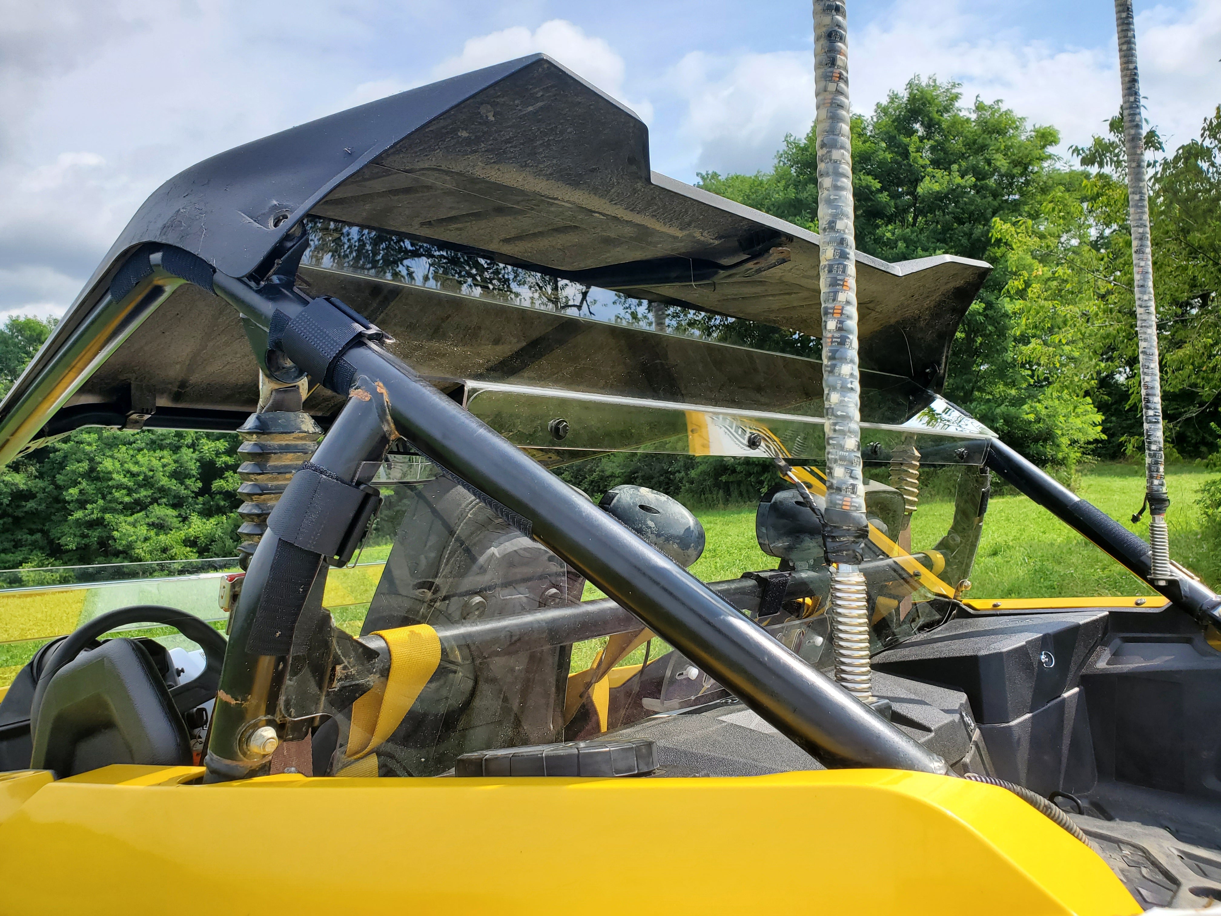 Yamaha YXZ 2016-2018 - 2 Pc Lexan Back Panel w/Vent Option