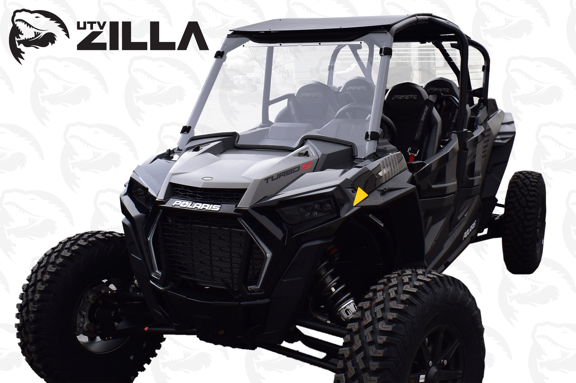 Black Aluminum Roof for RZR 4 Turbo S