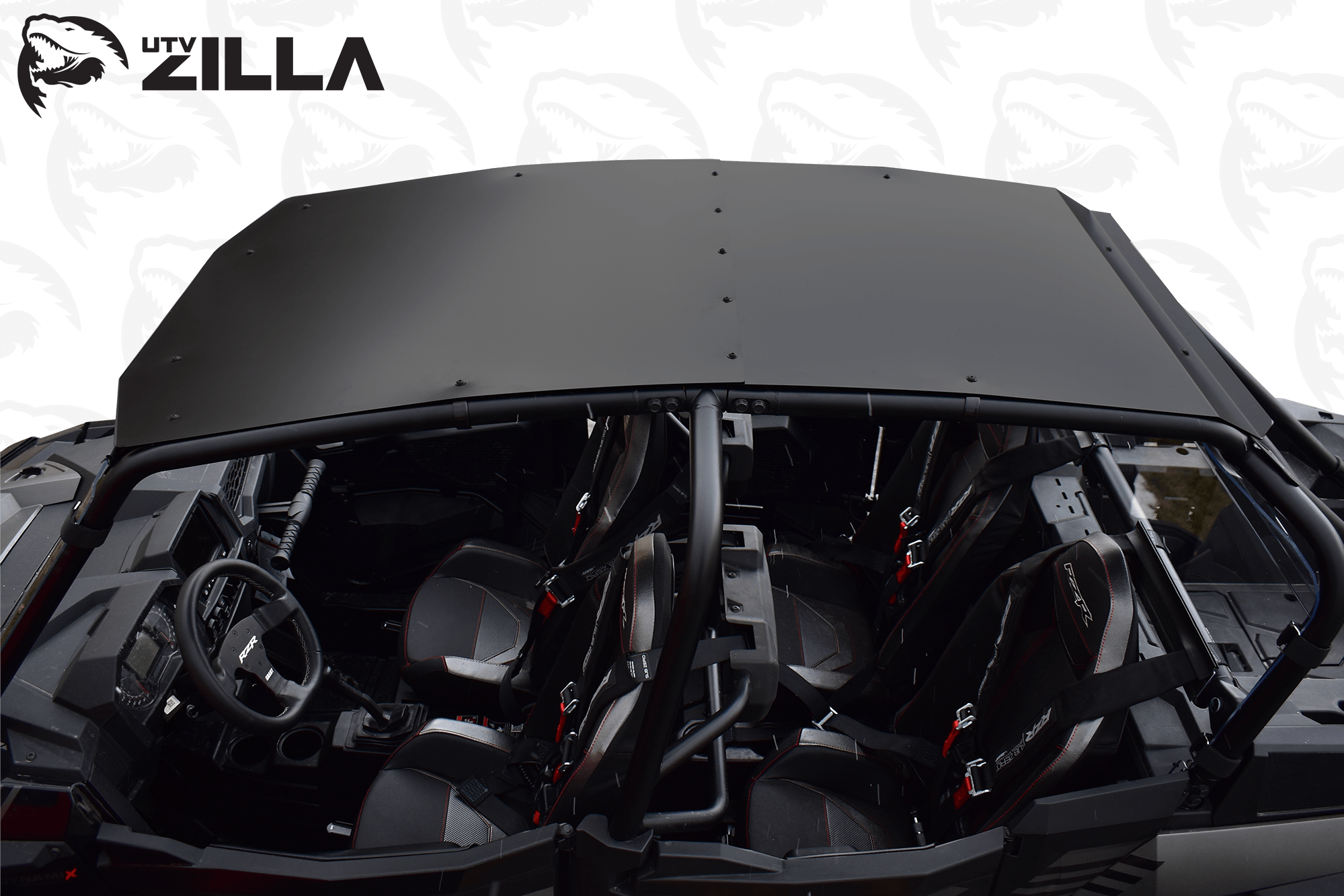 Black Aluminum Roof for RZR 4 Turbo S