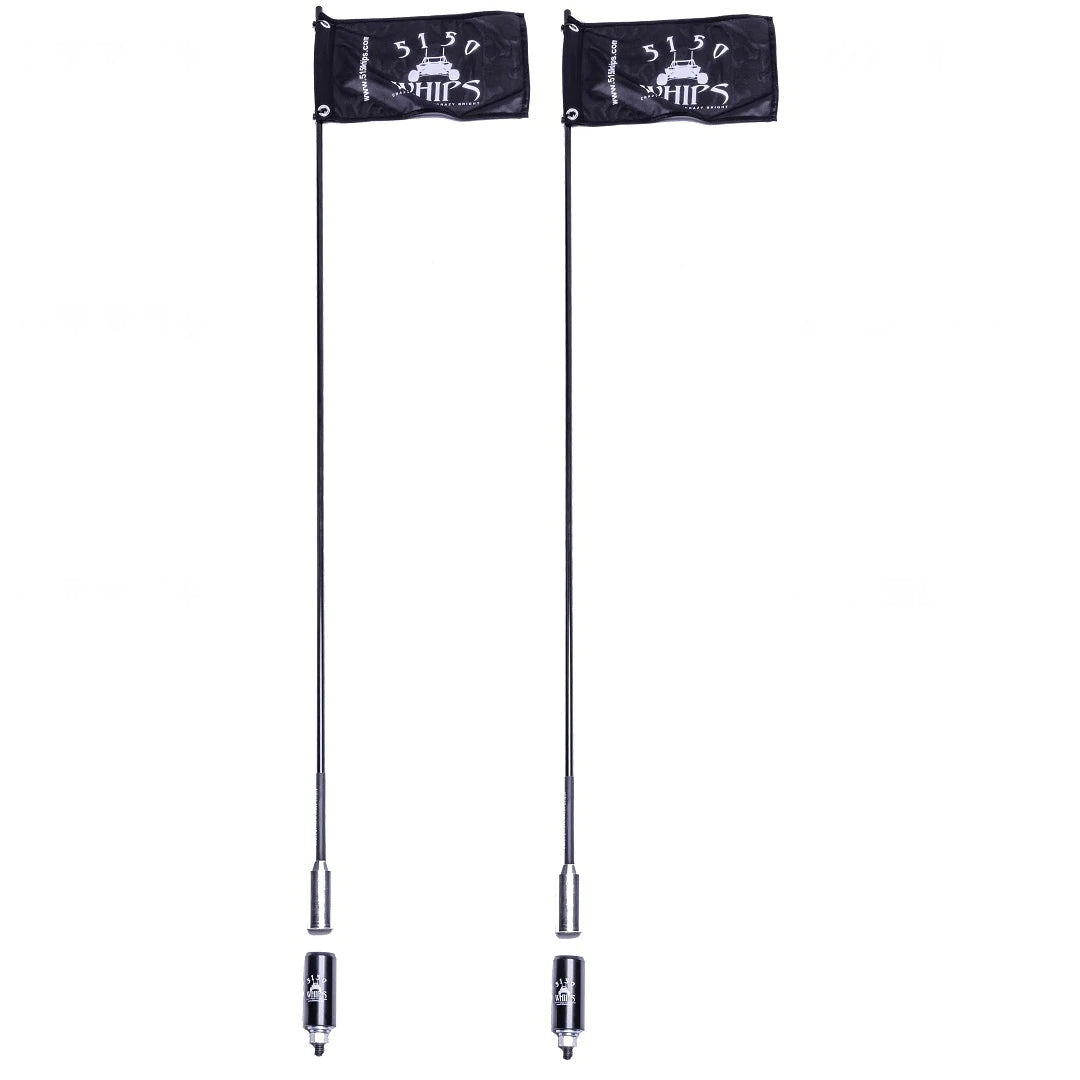 5150 Whips 2X Day Time Whips - G Life UTV Shop Parts