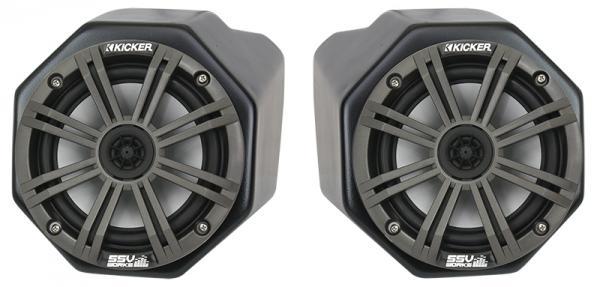 2016-2020 Polaris General Kicker 5-Speaker Plug-&-Play System for Ride Command