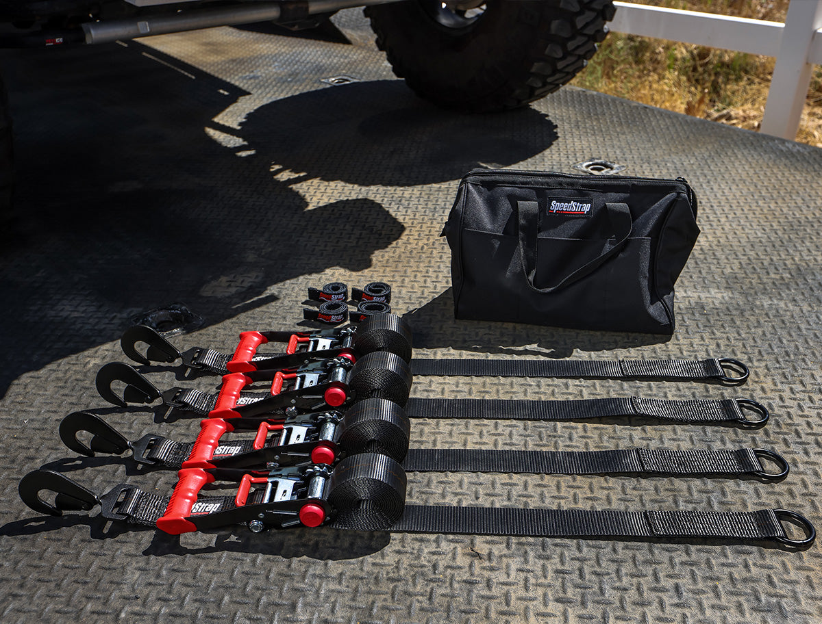 HEAVY DUTY THROUGH THE WHEEL TIE DOWNS KIT