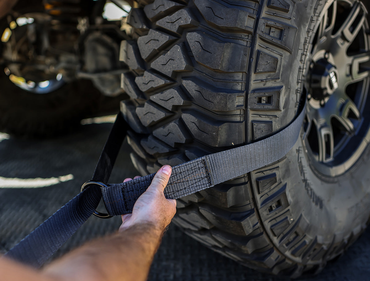 HEAVY DUTY THROUGH THE WHEEL TIE DOWNS KIT
