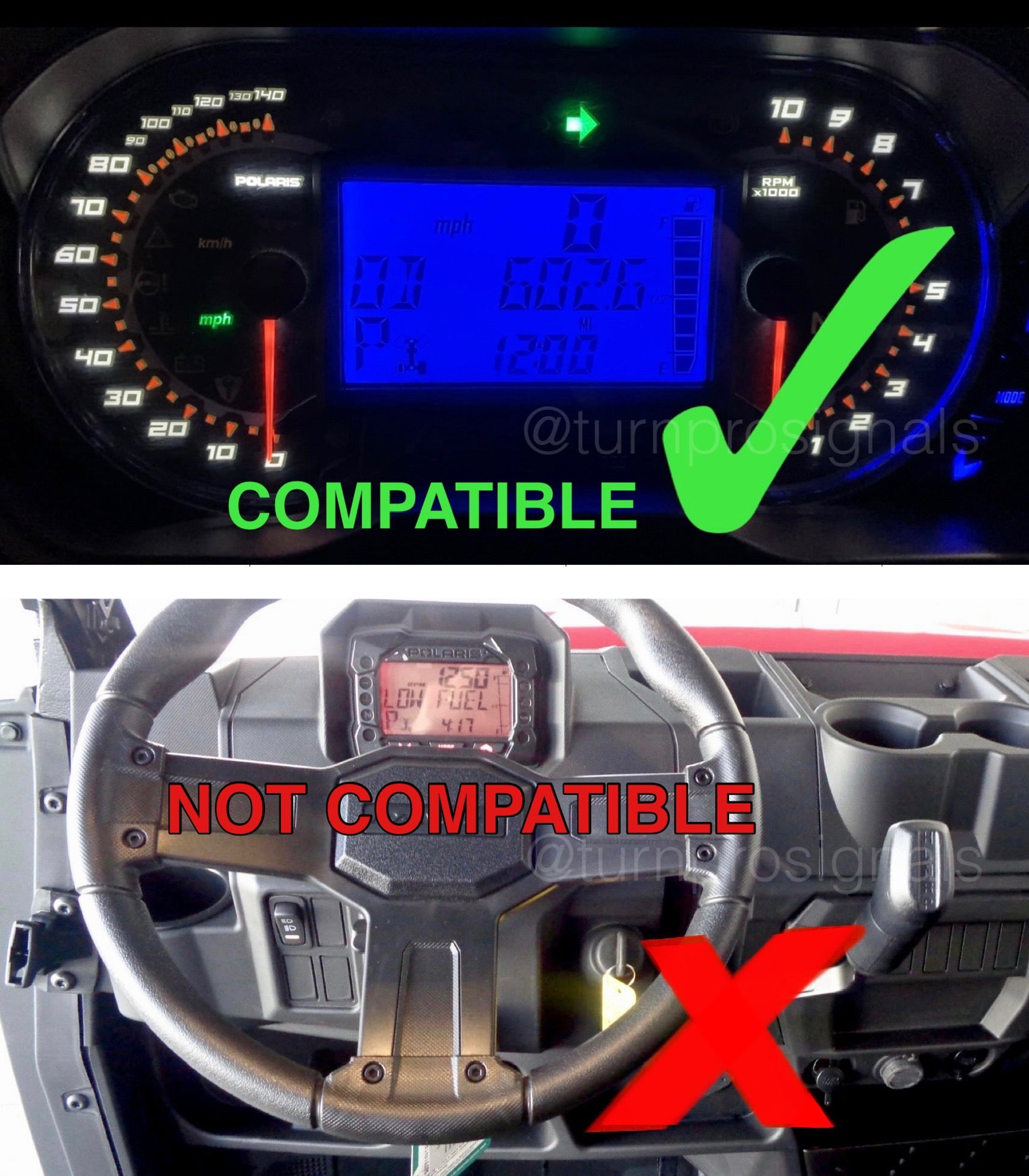 2016-23 Polaris Models RZR Plug & Play Signal System