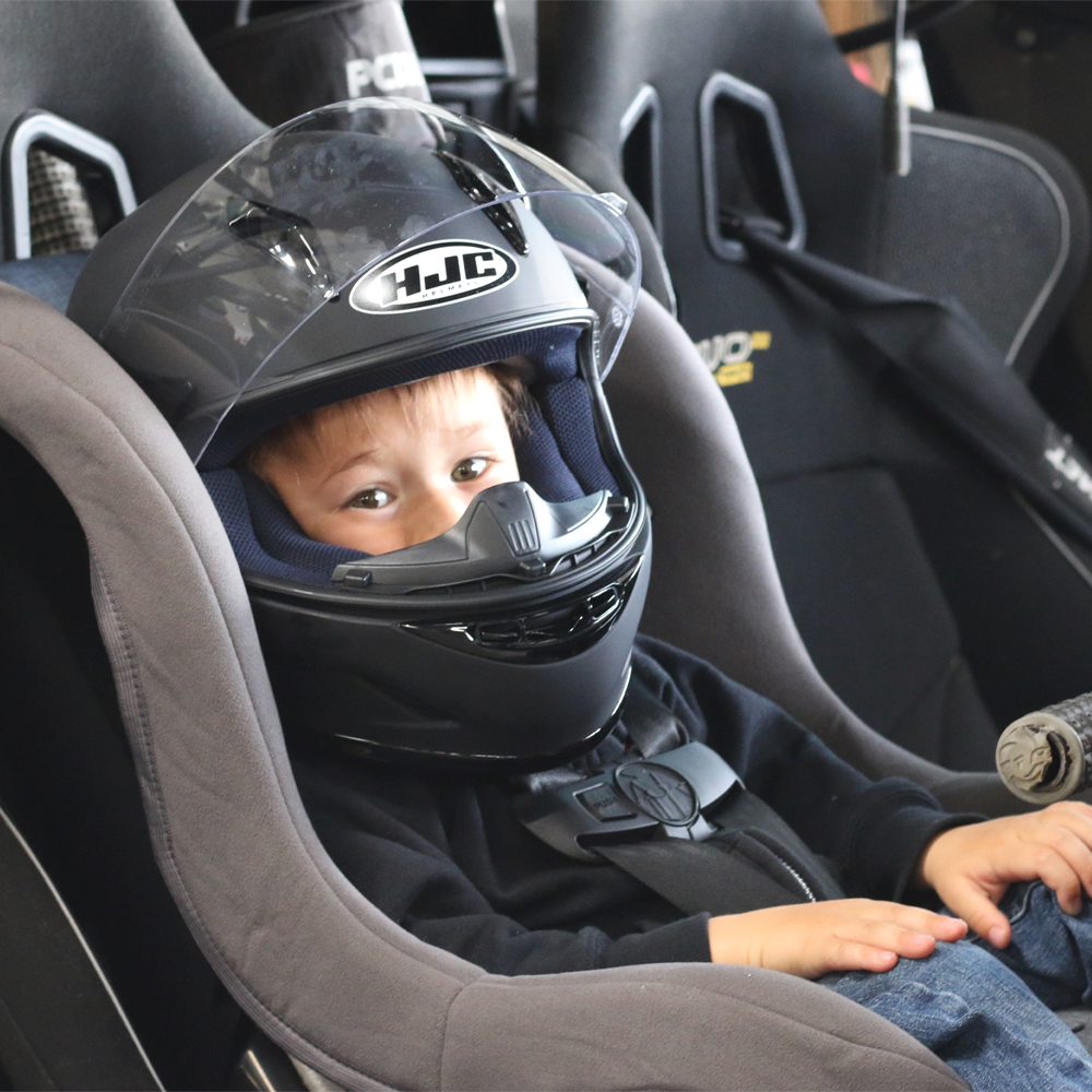 HJC CL-Y Youth DOT Helmet On Kid