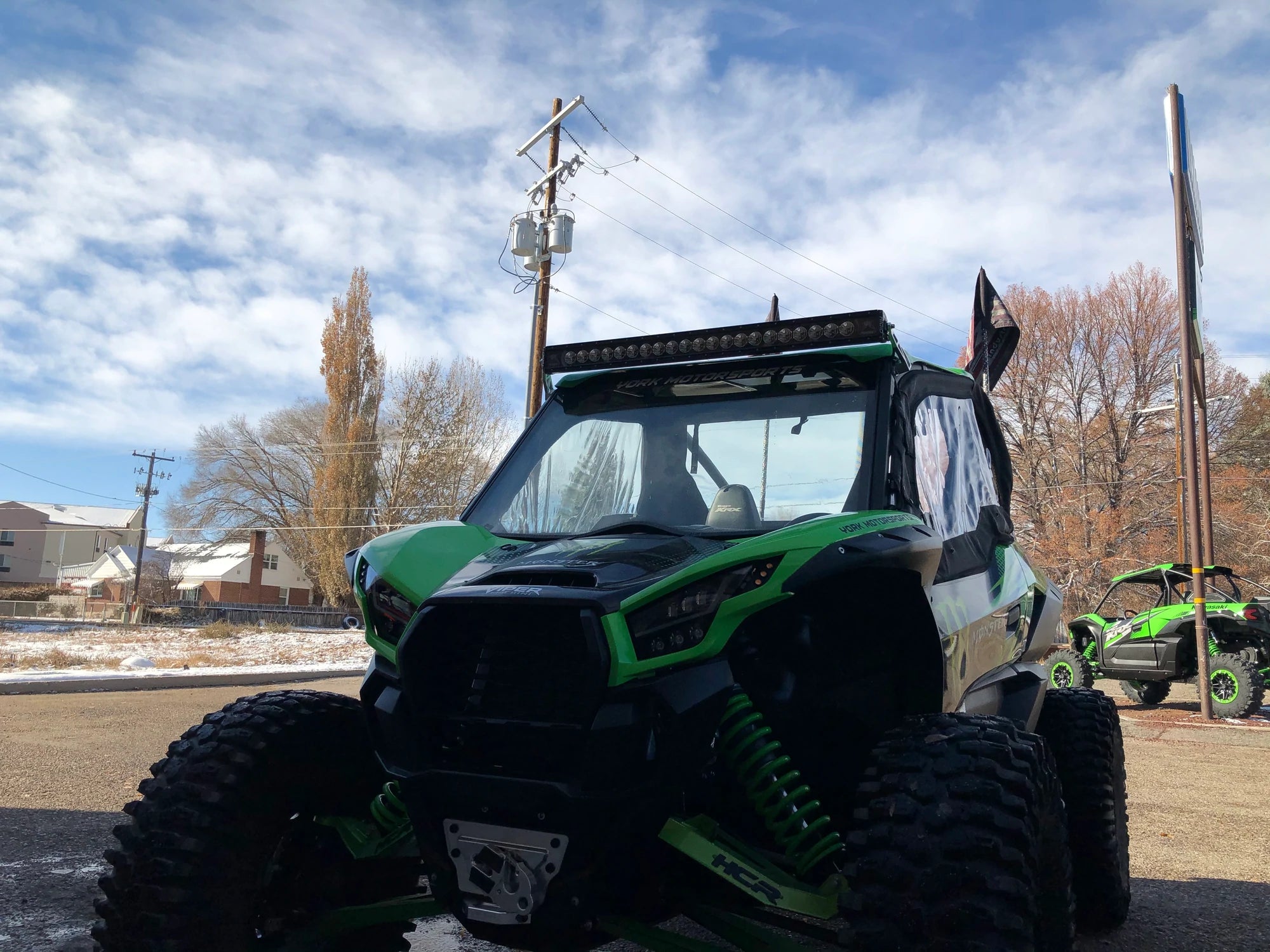 KRX 1000 Billet Light bar mount for RIGID 40" Light Bars - G Life UTV Shop Parts