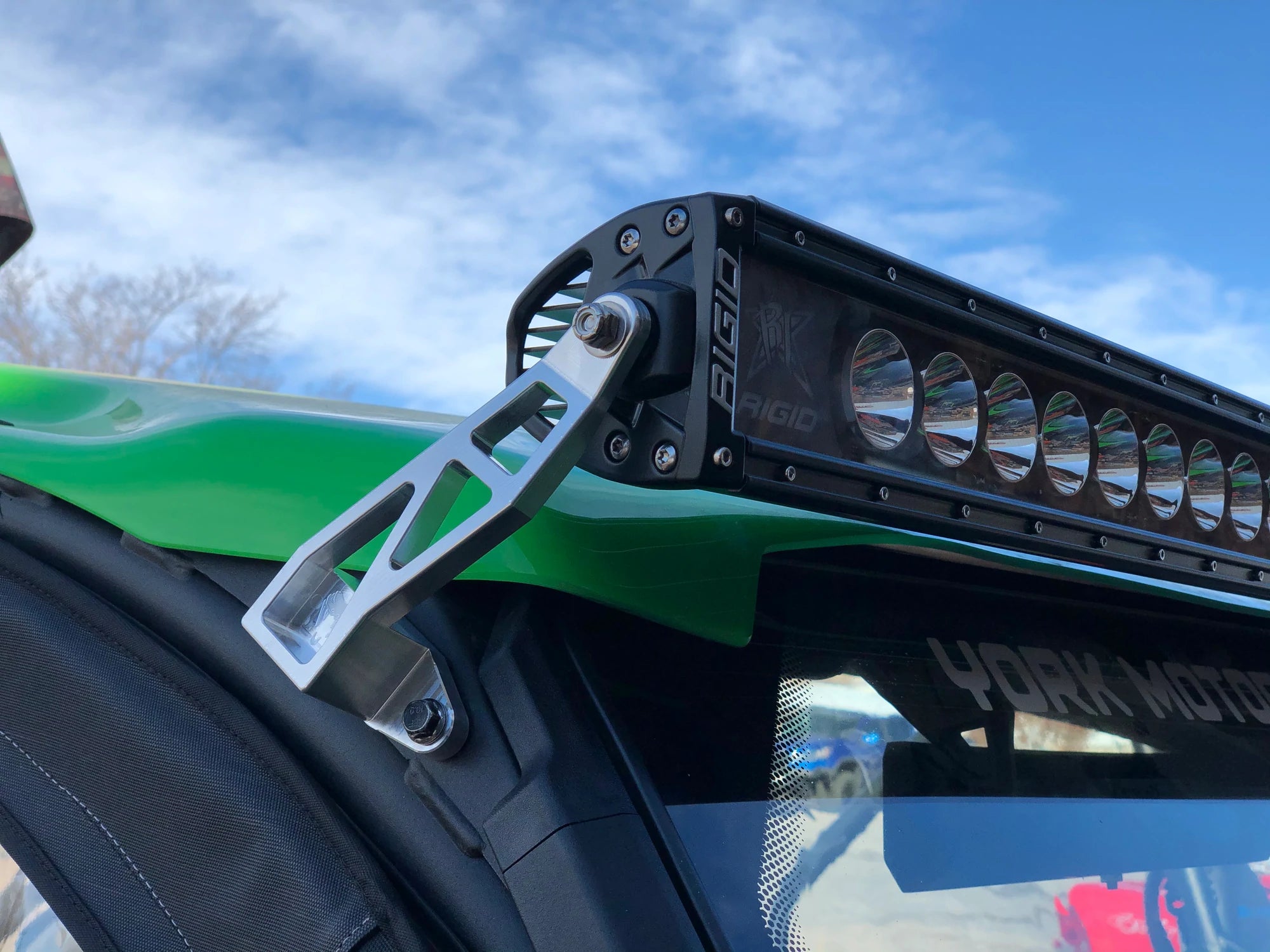 KRX 1000 Billet Light bar mount for RIGID 40" Light Bars - G Life UTV Shop Parts