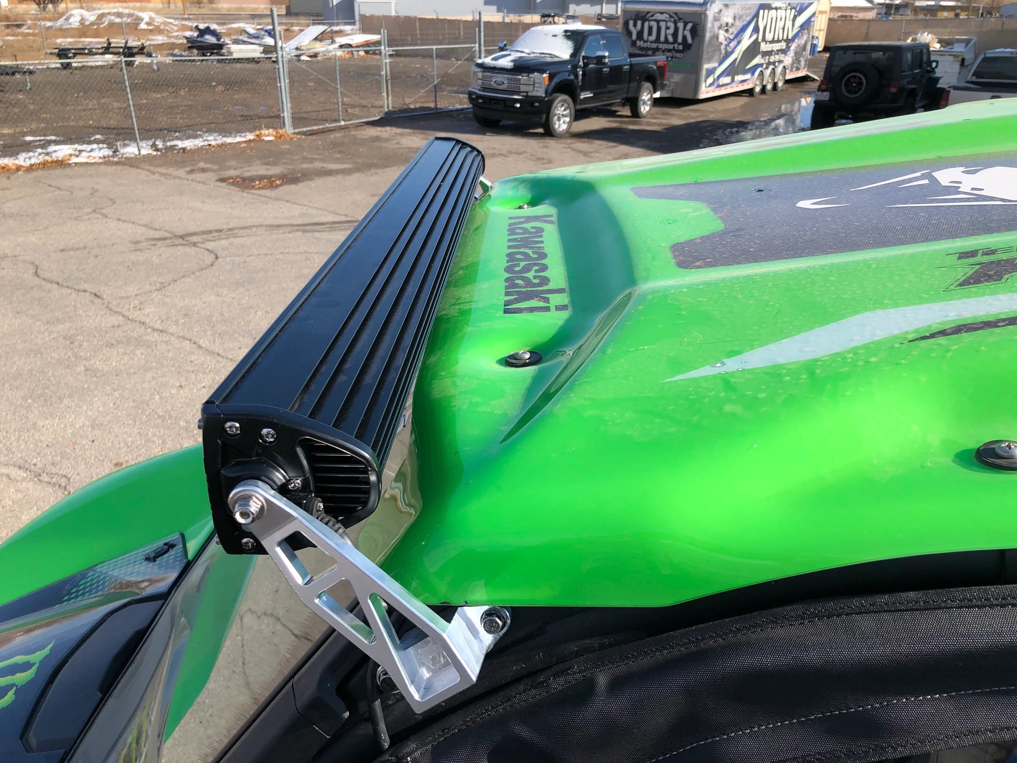 KRX 1000 Billet Light bar mount for RIGID 40" Light Bars - G Life UTV Shop Parts