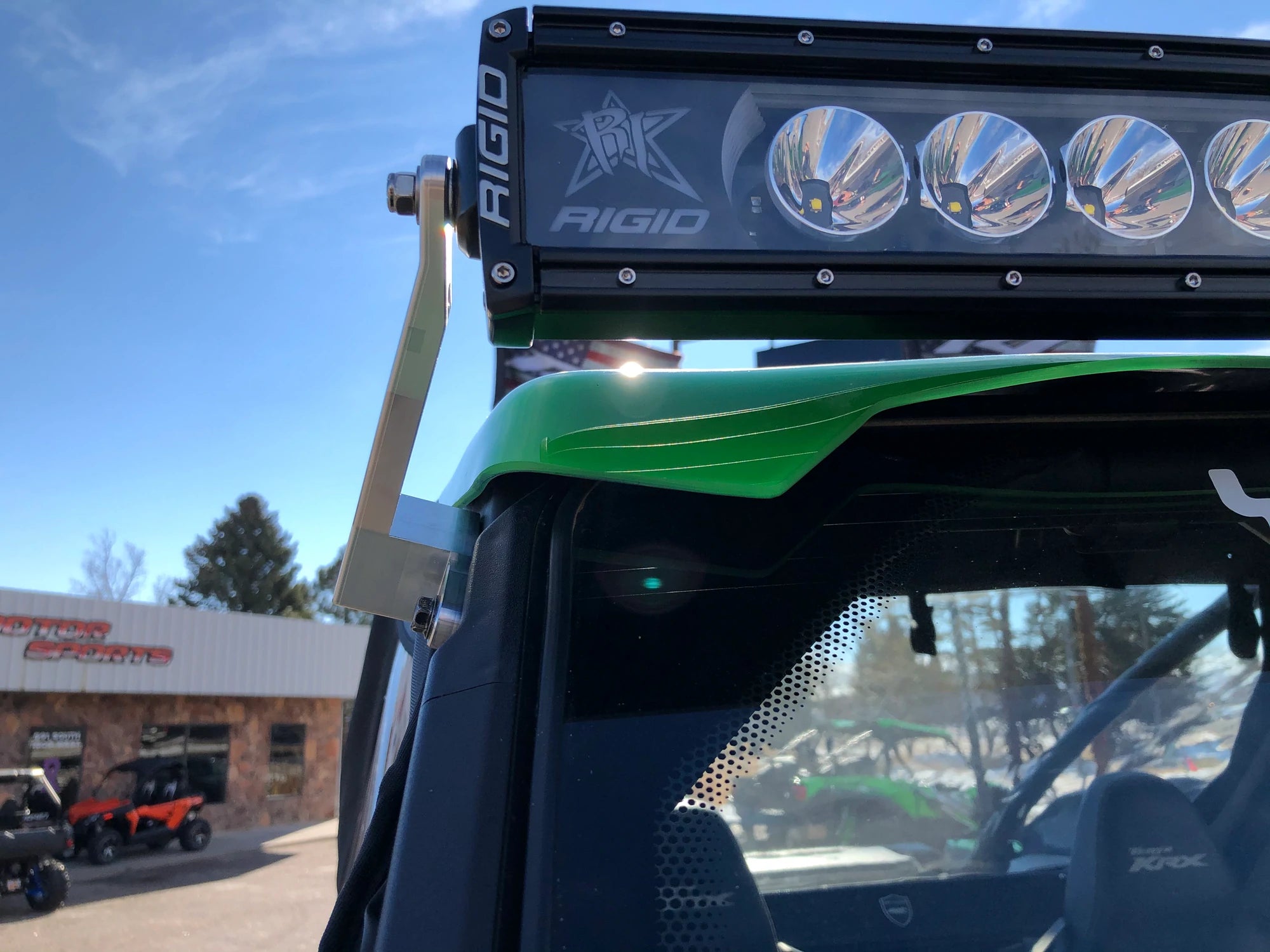 KRX 1000 Billet Light bar mount for RIGID 40" Light Bars - G Life UTV Shop Parts