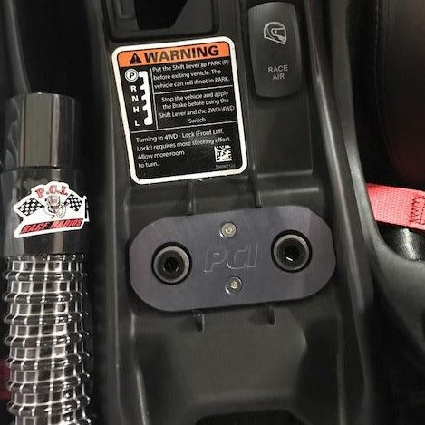 PCI Dual Flush Mount Plate Installed