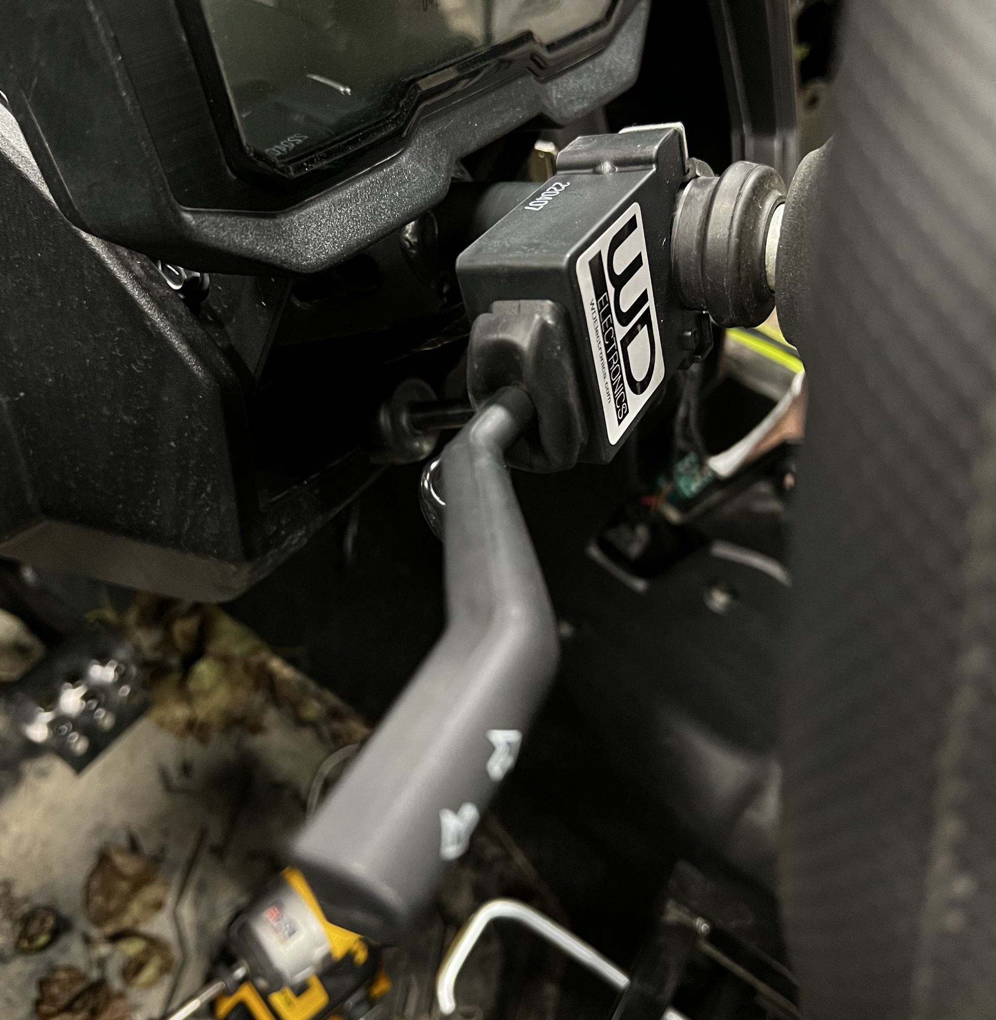 3x2 Round Amber LED lights