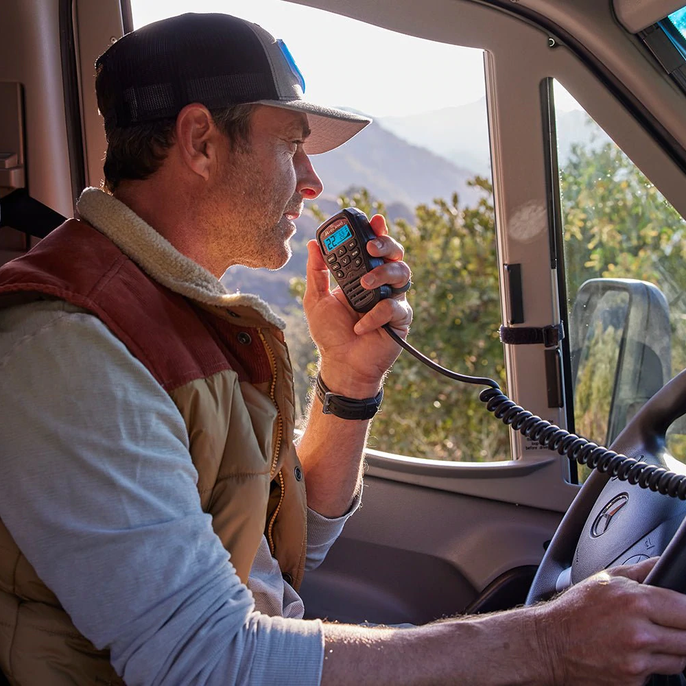 Midland MXT575 Remote Radio In Use