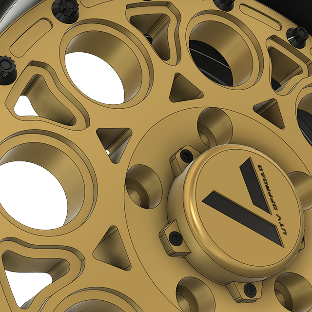 V-14 UTV Wheels Billet Aluminum Lightweight For Polaris Pro R