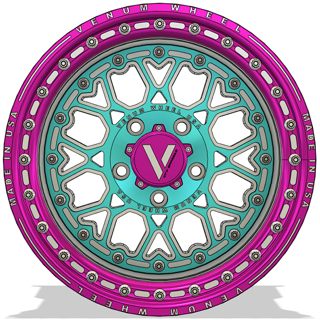 V-3 Beadlock UTV Wheels Lightweight Aluminum For Polaris RZR Pro R
