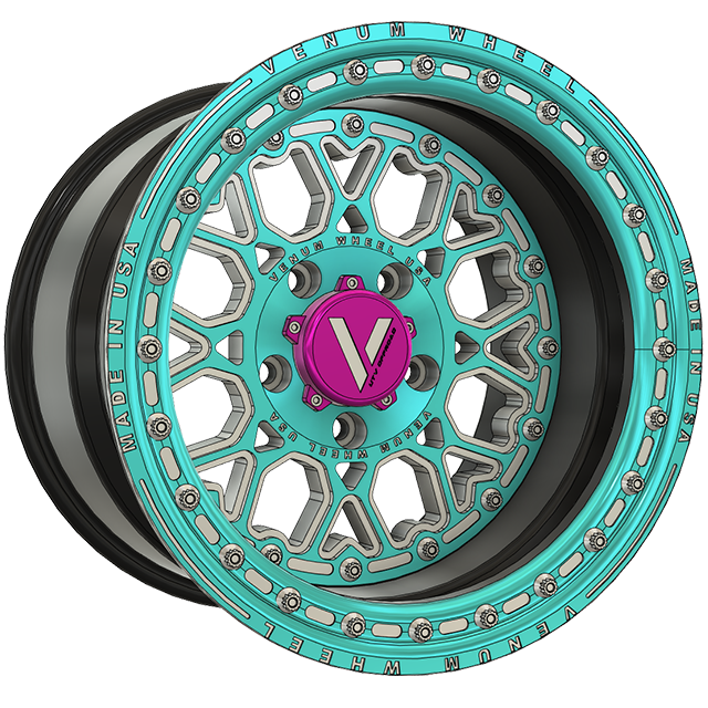 V-3 Beadlock UTV Wheels Lightweight Aluminum For Polaris RZR Pro R