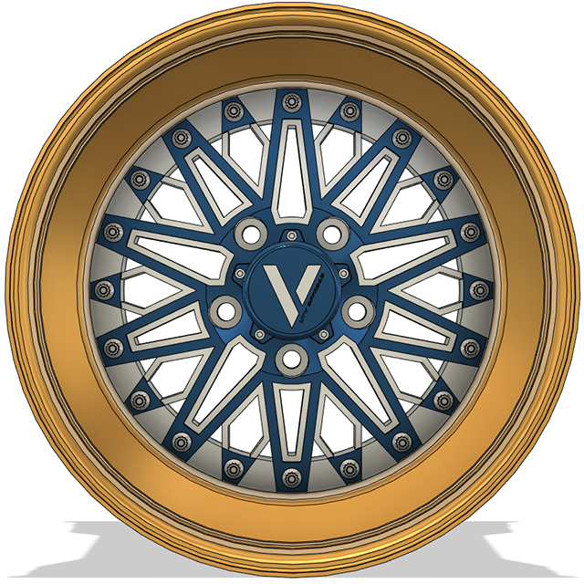 V-8 UTV Wheels Billet Aluminum Lightweight For Polaris Pro R