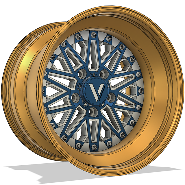 V-8 UTV Wheels Billet Aluminum Lightweight For Polaris Pro R
