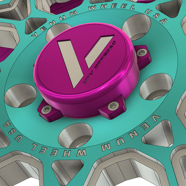 V-3 UTV Wheels Billet Aluminum Lightweight For Polaris Pro R