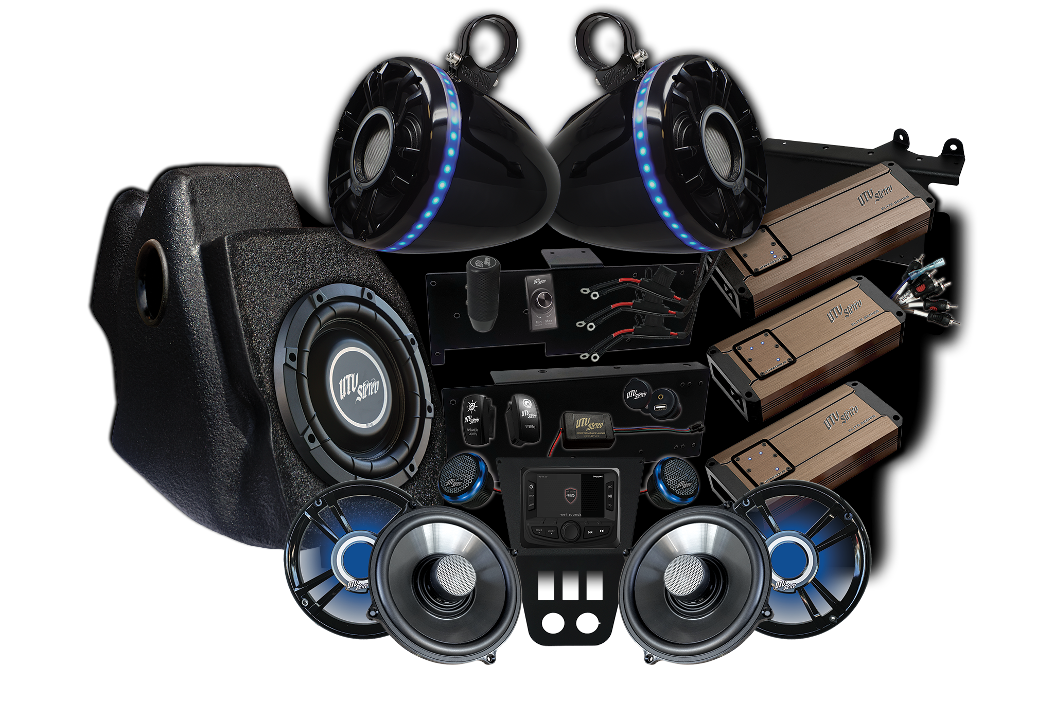 RZR® Pro Series Elite Stage 8 Stereo Kit | UTVS-PRO-S8-E