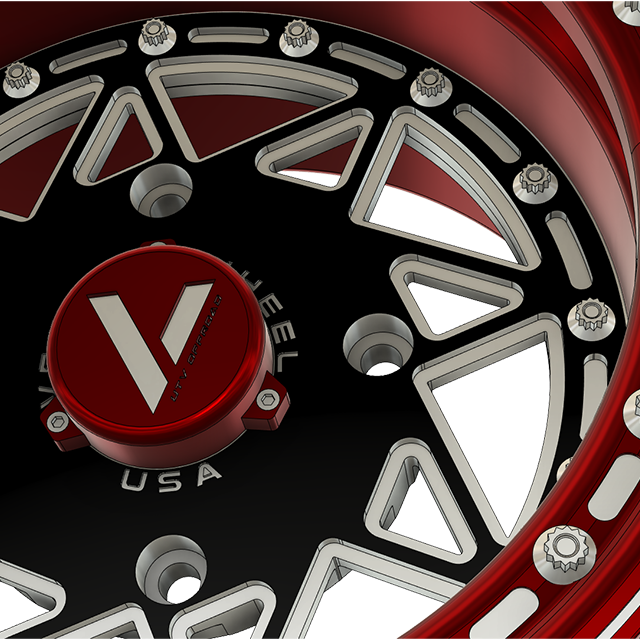 V-11 Beadlock UTV Wheels Lightweight Billet Aluminum For Can Am RZR YXZ