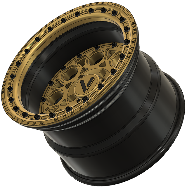 V-14 Beadlock UTV Wheels Lightweight Billet Aluminum For Polaris Pro R