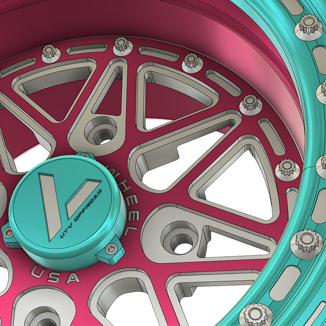 V-16 Beadlock UTV Wheels Lightweight Billet Aluminum For Can Am RZR YXZ