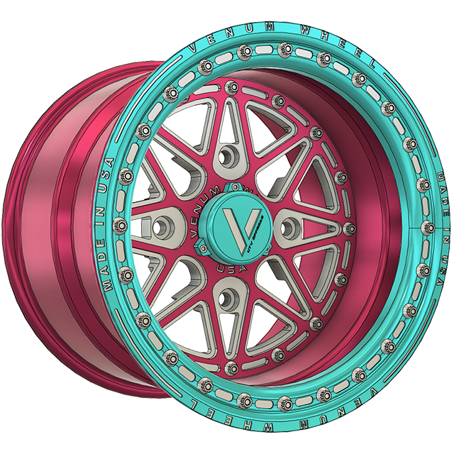 V-16 Beadlock UTV Wheels Lightweight Billet Aluminum For Can Am RZR YXZ