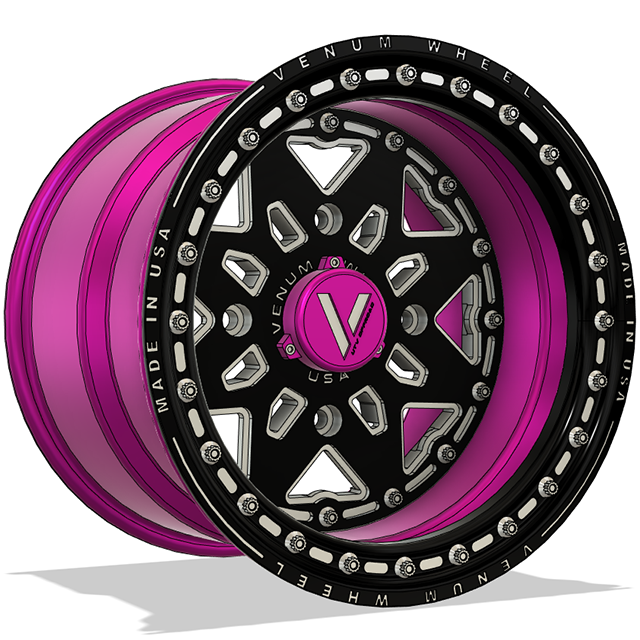 V-6 Beadlock UTV Wheels Lightweight Billet Aluminum For Can Am RZR YXZ