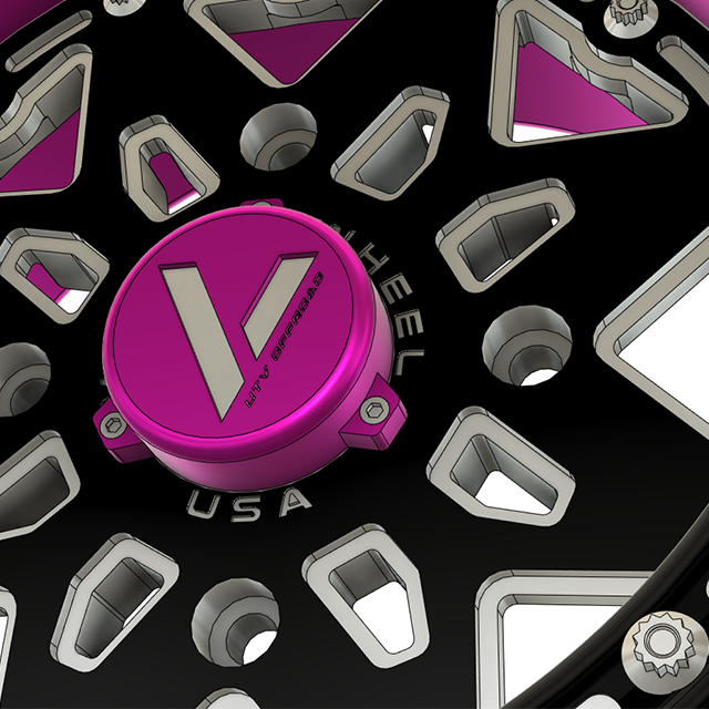 V-6 Beadlock UTV Wheels Lightweight Billet Aluminum For Can Am RZR YXZ