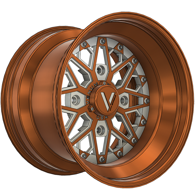 V-8 UTV Wheels Billet Aluminum Lightweight For Can Am Rzr Yxz