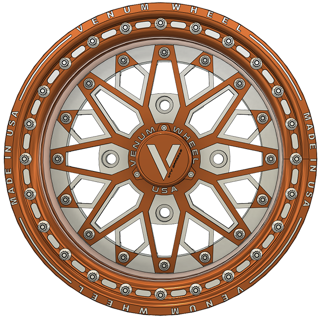 V-8 Beadlock UTV Wheels Lightweight Billet Aluminum For Can Am RZR YXZ