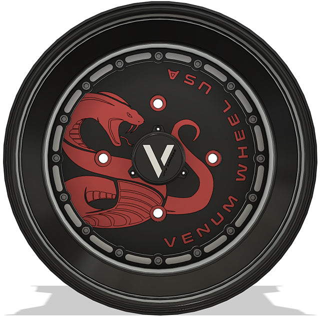 V-12 UTV Wheels Billet Aluminum Custom Engrave For Can Am Rzr Yxz