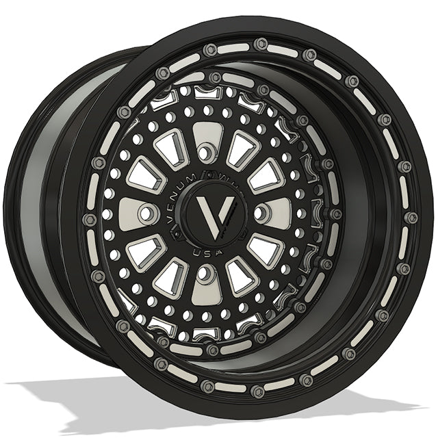 V-7 Beadlock UTV Wheels Lightweight Billet Aluminum For Can Am RZR YXZ