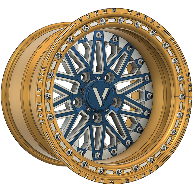 V-8 Beadlock UTV Wheels Lightweight Aluminum For Polaris RZR Pro R