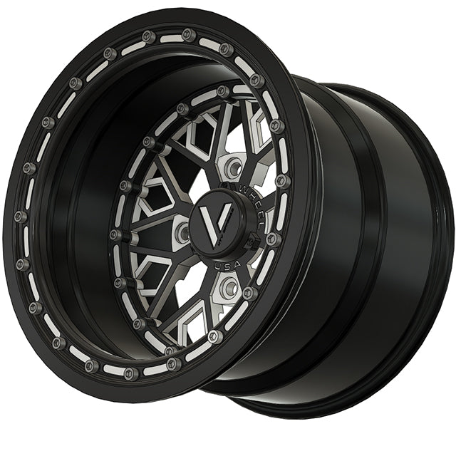 V-8 Beadlock UTV Wheels Lightweight Billet Aluminum For Can Am RZR YXZ