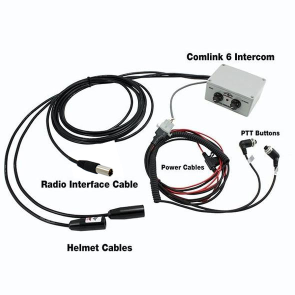 PCI Comlink 6 Race Intercom Set