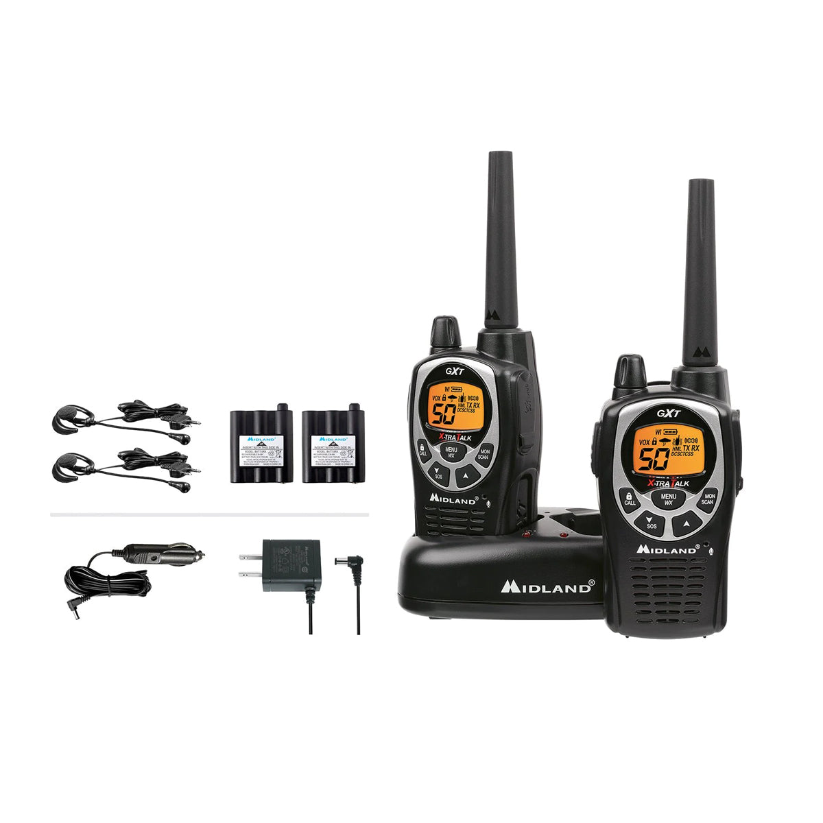 Midland GXT1000 Hand Held Radio (2 Pack)