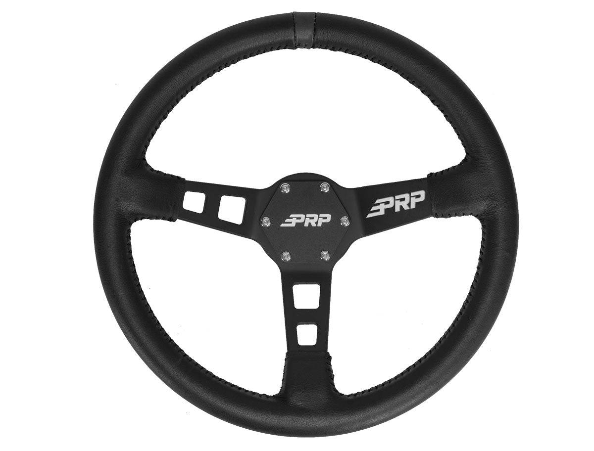 PRP Deep Dish Steering Wheel – LEATHER - G Life UTV Shop Parts