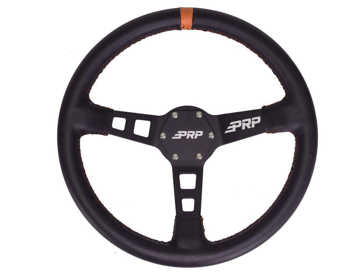 PRP Deep Dish Steering Wheel – LEATHER - G Life UTV Shop Parts