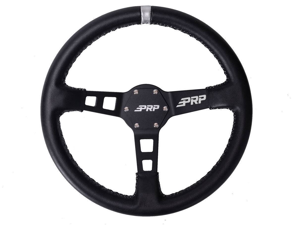 PRP Deep Dish Steering Wheel – LEATHER - G Life UTV Shop Parts