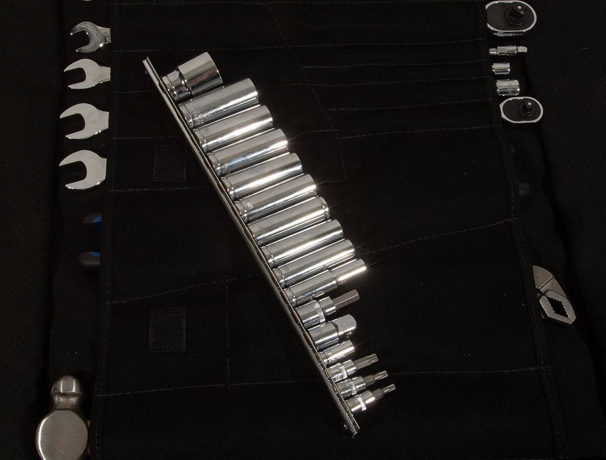 PRP RZR Roll-Up Tool Bag With 36PC TOOL KIT - G Life UTV Shop Parts